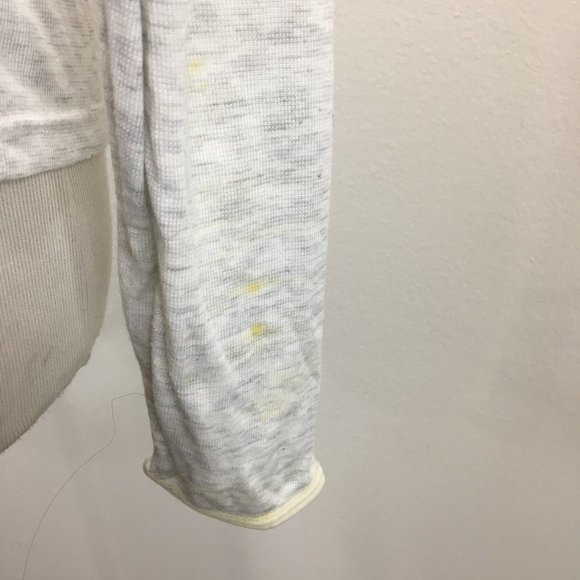 PATAGONIA Light Gray Papilene Long Sleeve V Neck Base Layer Shirt - Picture 9 of 14